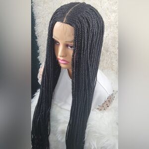 Elegant Black Braided Wig